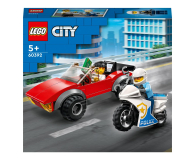 Klocki LEGO® LEGO City 60392 Motocykl policyjny – pościg za samochodem